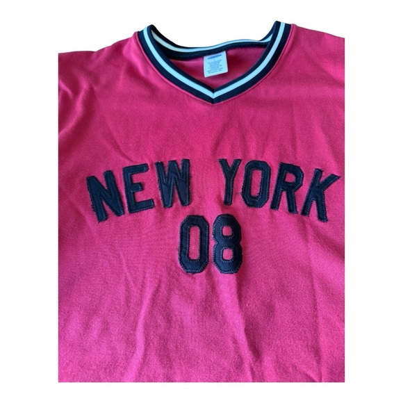 VINTAGE OLD NAVY EMBROIDERED NEW YORK 08 BASKETBALL JERSEY TANKER LARGE - Picture 5 of 10